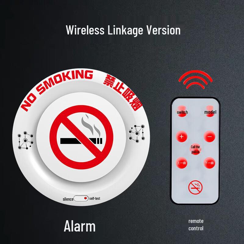 LFang SA005RF High-Sensitivity Cigarette Smoke Detector Alarm