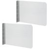 2 Pieces Sink Accessory Pre-Drilled Holes Metal Spray Guard Rounded Edges
