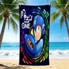 1Pc Mega Man One Artwork Beach Towel, Quick Dry, Multi-Use for Beach Pool Gym Yoga Home Travel, Christmas, Halloween, Xmas Gift M92925