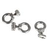 Awning Rail Stoppers 6mm Stops Motorhome Campervan Campers Stainless Steel Parts Awning Rail Stopper with Carabiners
