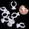 100pcs Disposable Makeup Tattoo Ink Rings Eyebrow Lip Tattoo Pigments Holder Container Cup