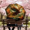 1pc Eagle Leaves Automatic Open/Close Umbrella with Windproof, 8-Rib Sturdy Canopy, Durable Ribs, Fashionable Design1236A