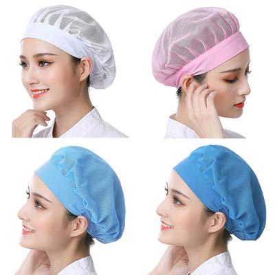 1 ks Prachotesná hygienická čiapka na jedlo Čašnícky klobúk Kuchynský kuchársky klobúk Pracovný sieťovaný klobúk