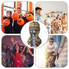 3D Face Cover Full Face Hood Cover Comfortable Funny Breathable Skin Friendly Stretchy UV Protector For Hiking Riding