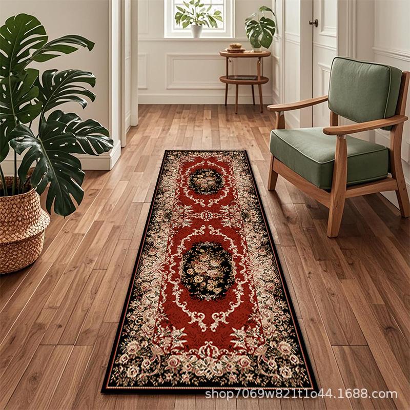 Moroccan Style  Corridor Hallway Long Rugs Home Decor Carpet for Living Room Hotel Aisle Runner Rug Kitchen Anti-slip Floor Mat