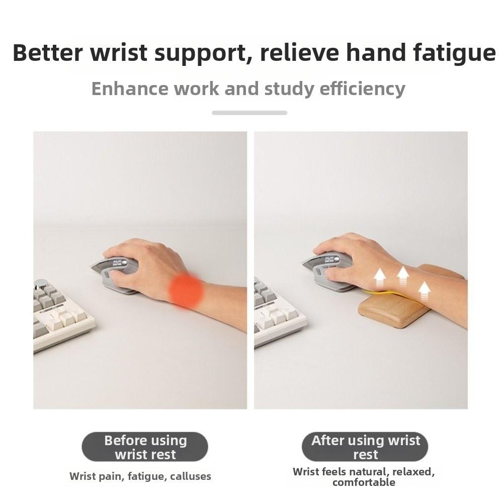 Ergonomic Mouse Wrist Pad Anti-slip Mini Wrist Guard Wrist Rest Pad Computer Accessories