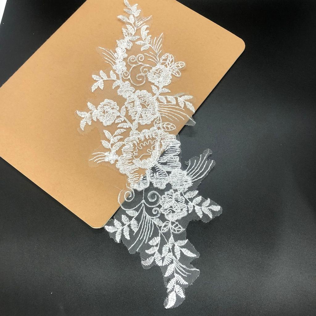 Home Fabric Decoration Lace Lace Clothing Home Textile Accessories Mesh Embroidery Mesh Wedding Lace Lace