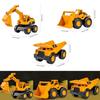 Itisyou Sand Play Toy Set, 3-Piece Set, Dump Truck and Construction Vehicle Set for Sandbox Play, Heavy Machinery, Construction Site, Park, and Ages