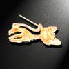 Cat Brooch Accessories Creative Brooch Cartoon Cat Diamond Egyptian Cat Brooch Anti-light Pin Manufacturer Pin