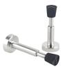 Wall-Mounted Stainless Steel Hydraulic Door Stop with Silent Rubber Buffer and Anti-Collision Bumper