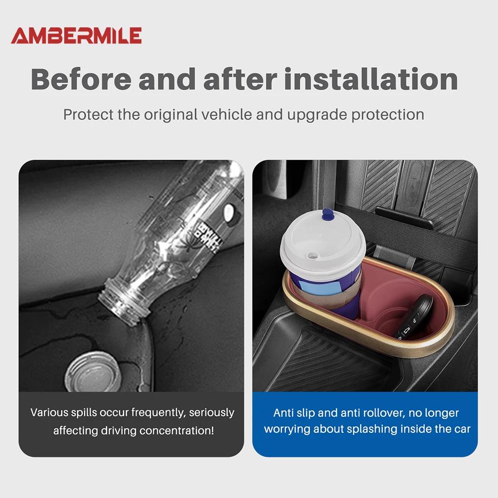 Car Cup Limiter for Mini Cooper S F65 F66 F67 2024 2025 Auto Interior Car Center Console Storage Box Car Cup Holder Limiter
