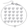Letter Heart Alphabet Initial Name Women Bracelet Charms  Pendant Golden Plated Handmade Bracelet Zircon Wholesale Dropshipping