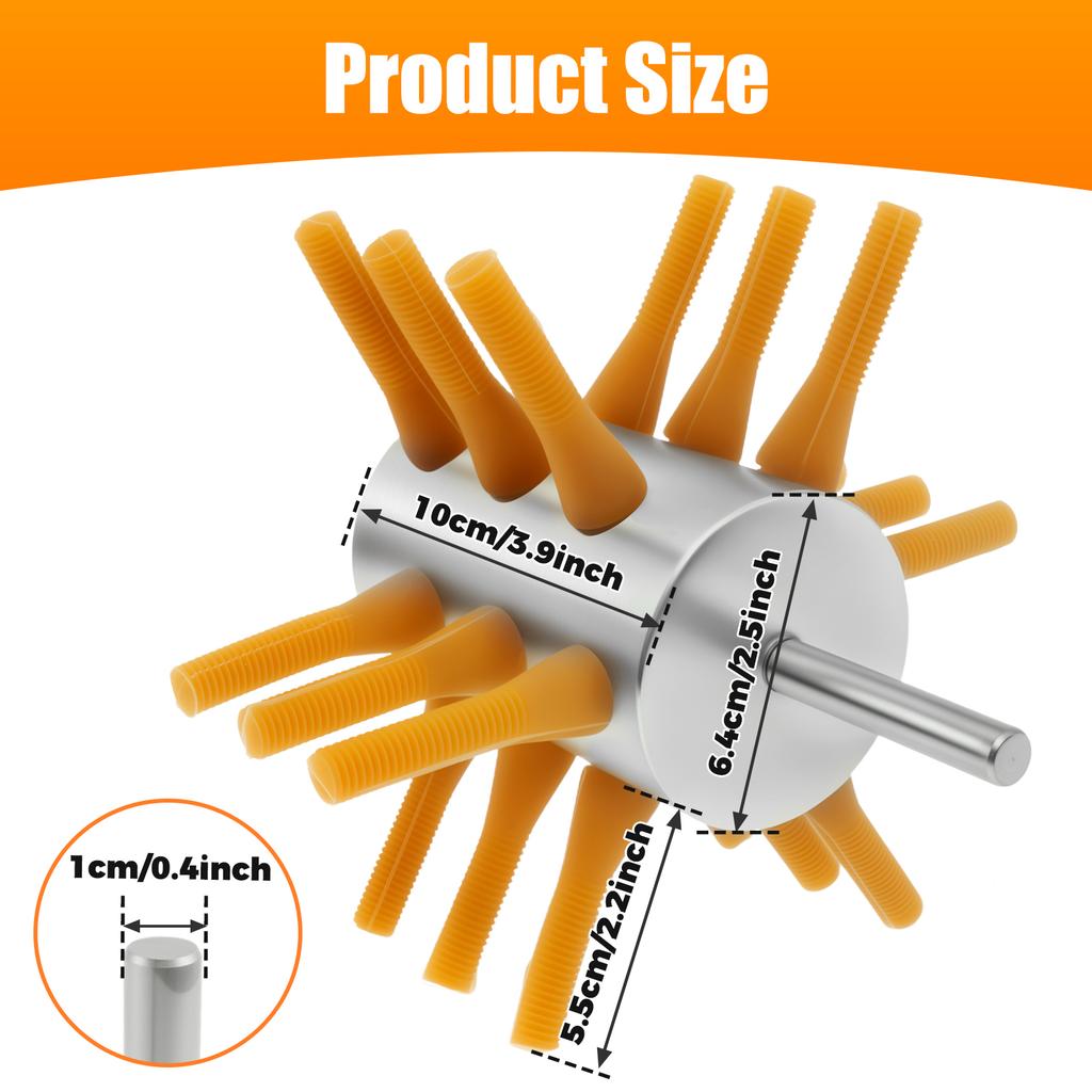 Stainless Steel Poultry Plucker Time Saving Solid Chicken Plucker Machine Versatile Poultry Depilation Machines Defeathering