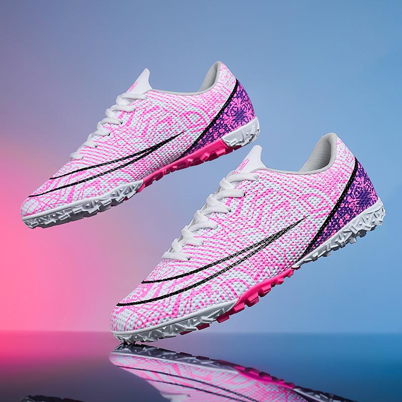 Mens Soccer Shoes FG/TF PU Leather Professional Training Football Sports Shoes Original Men's Society Football Boot for Man