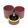 4-Inch Self-Adhesive Flocking Sandpaper Discs for Electric Drill & Angle Grinder – 100mm Polishing & Woodworking Tool.