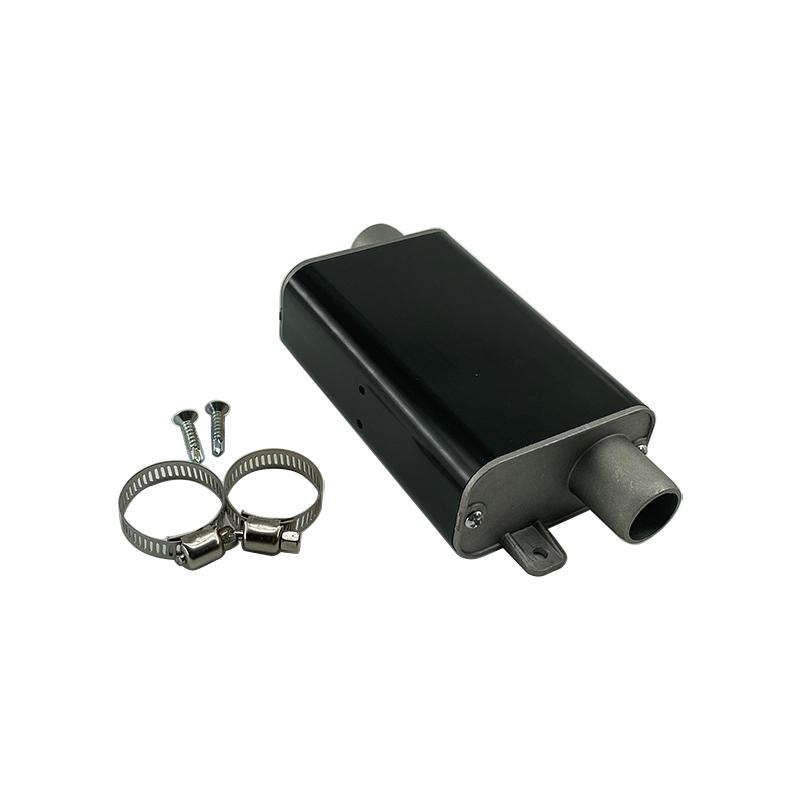 24mm Muffler Silencer S Curved Air Diesel Parking Heater Exhaust Pipe Aluminum Alloy For Webasto Eberspacher Car Truck VAN RV