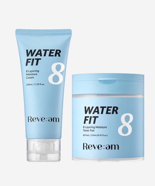 Live M Water-Fit 8-Layer Hydration Cream & Pad Set NONE