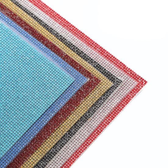 Self-Adhesive Rhinestone Sticker Fadeless Glass Clothing Decoration Car Rhinestone Sticker for Scrapbook