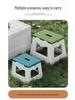 Portable Folding Plastic Stool for Outdoor, Home, Kids, Fishing, Camping, and Street Stalls