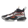Li Ning Power 7 Premium Cushioning Abrasion Resistant Slip Resistant High top Basketball Shoes Men's Black Silver ABAQ071-4
