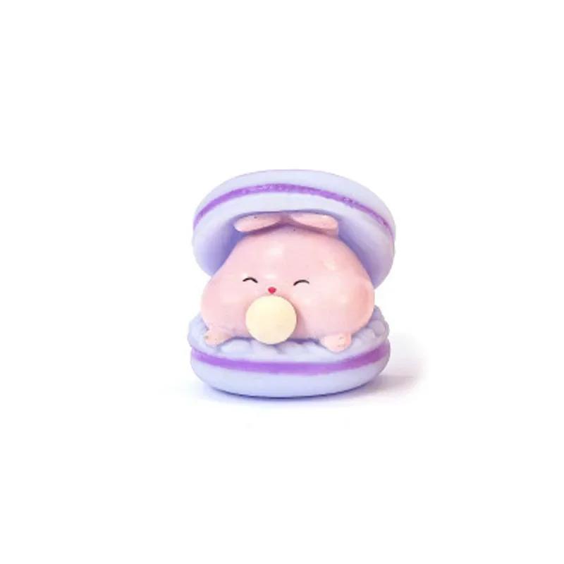 1/4pc Creative Cute Animal Spit Bubble Burger Stress Relief Pinch Kid's Toys Office Funny Vent Toys Desktop Decorative Ornaments
