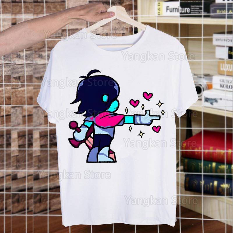 Deltarune Trička potisk O-výstřih Krátký rukáv Běžné Pánské Vysoce kvalitní Pánské Hip-Hopové tričko