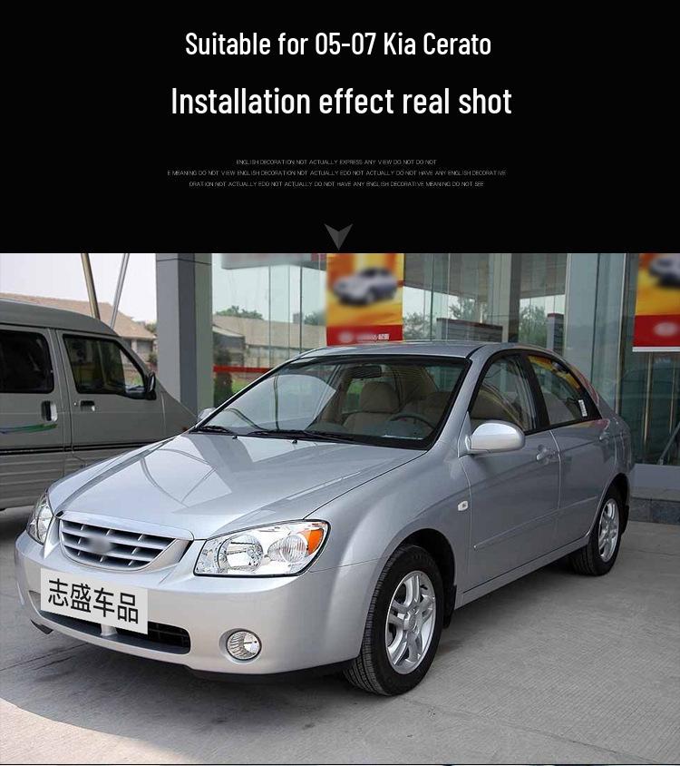 Kia Cerato Headlight Lens Cover 2005-2007 Model - Lamp Shell Surface Mask