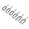 6Pcs Electric Guitar Tremolo Bridge Saddle U Shaped String Tuning Screw Saddle Accessory