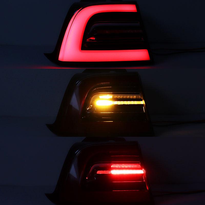 For Tesla Model 3 2017-2020 Asian And European Version Car Rear Tail Light Brake Light Fog Lamp Turn Signal Reversing