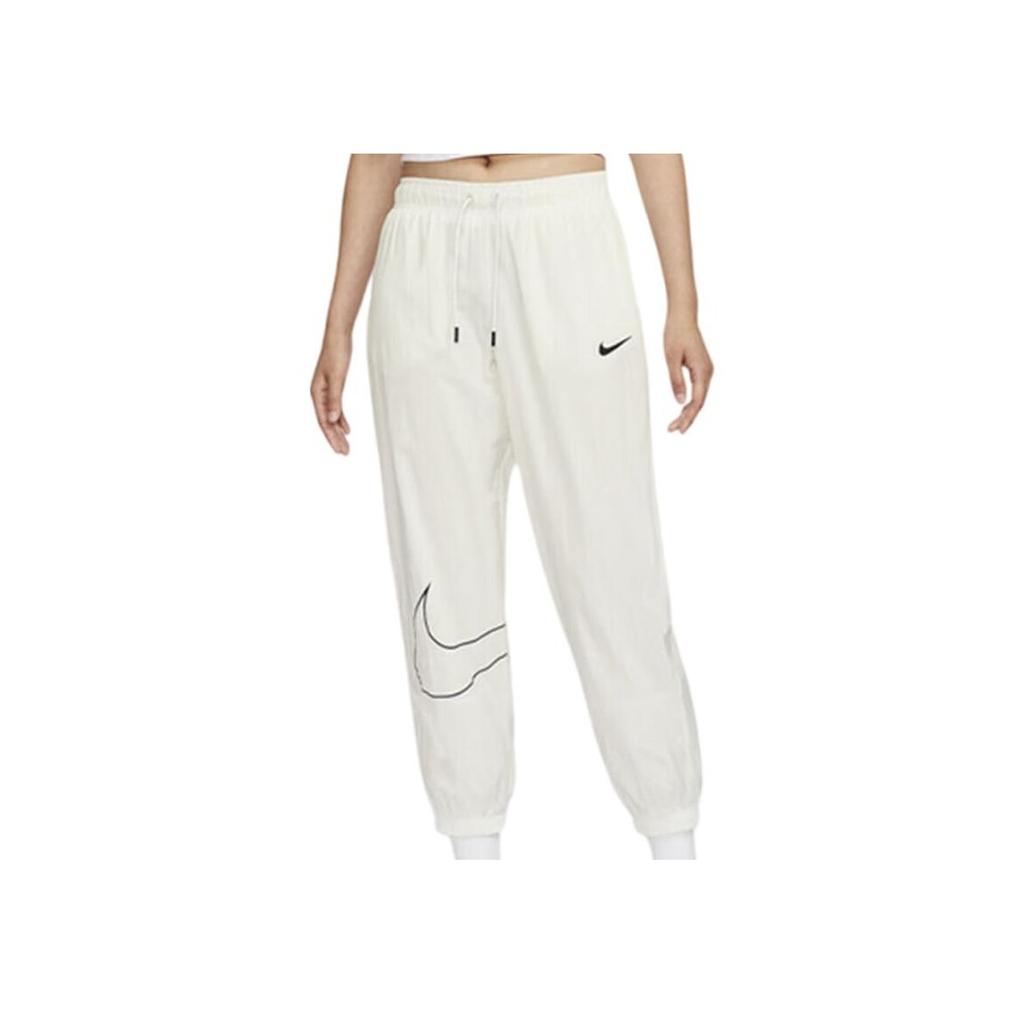 Nike Sports Lifestyle Series Training Casual Comfortable Soft Sports Long Pants Women Bottoms White HM9413133