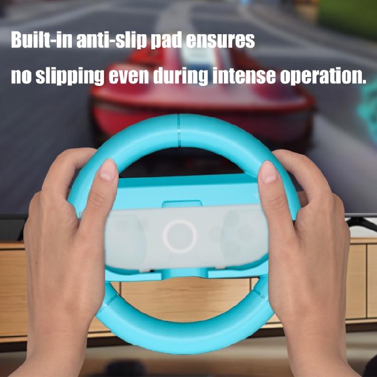 2Pcs Steering Wheel for NS2 Handle Controller Racing Game Wheel Ergonomic Handle Design Comfortable Long Play