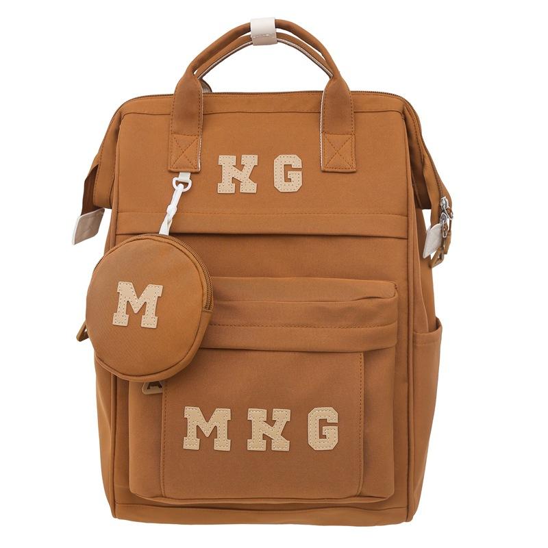 Batoh pro ženy s velkou kapacitou, školní taška pro studenty nižšího a vyššího stupně, pro vysokoškoláky, kampusová móda, jednobarevný batoh