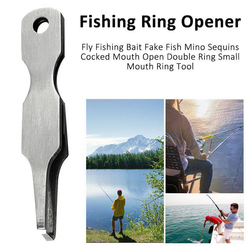 Multifunctional Fishing Line Tweezers Cutter Pliers Lure Ring Loop Opener Hook Eye Cleaner Fishing Line Pliers Fishing Tackle.