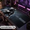 Custom Text Big Mousepad, Extended Desk Pad For Laptop Work GamePredator