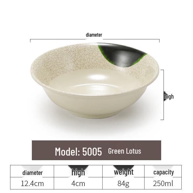 

Melamine Rice Noodle Soup Bowl