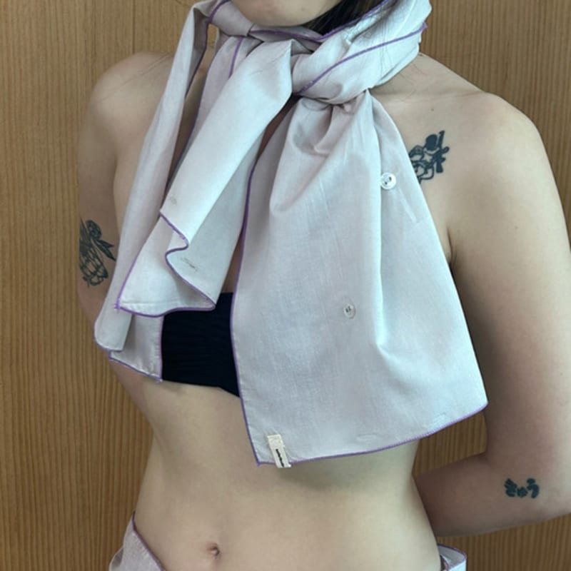 safari sula explore Wave Scarf in Walnut Purple