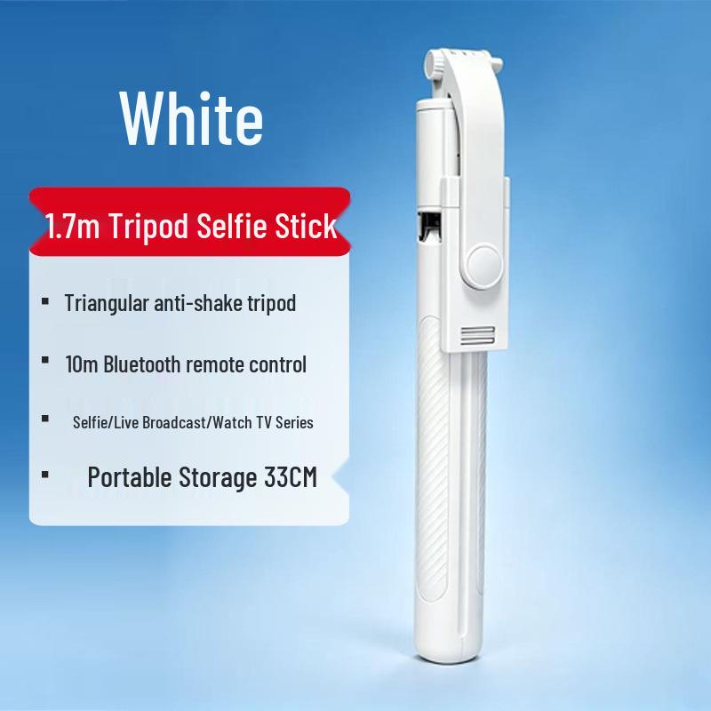 Anti-Shake Bluetooth Selfie Stick, 1.8m Aluminum Alloy, Four-Legged Stand for Mobile Phones and Live Streaming