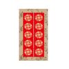 Red Elegant Batik Paper: Semi-Cooked Calligraphy Practice Souvenir