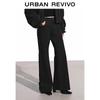 UR 2025 Winter Buckle Flare Workwear Pants