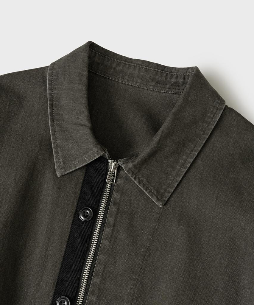 Hooves Button Two-Way Mk-3 Jacket [Brown]