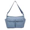 Unisex vodoodpudivá nylonová crossbody taška s více kapsami