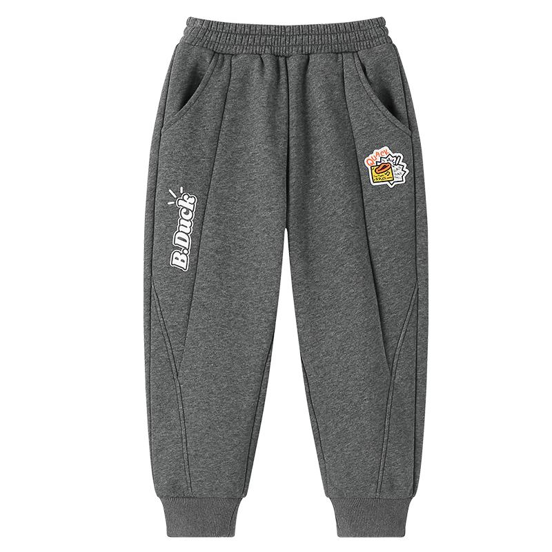 B.Duck Boys' Fleece-Lined Winter Sweatpants