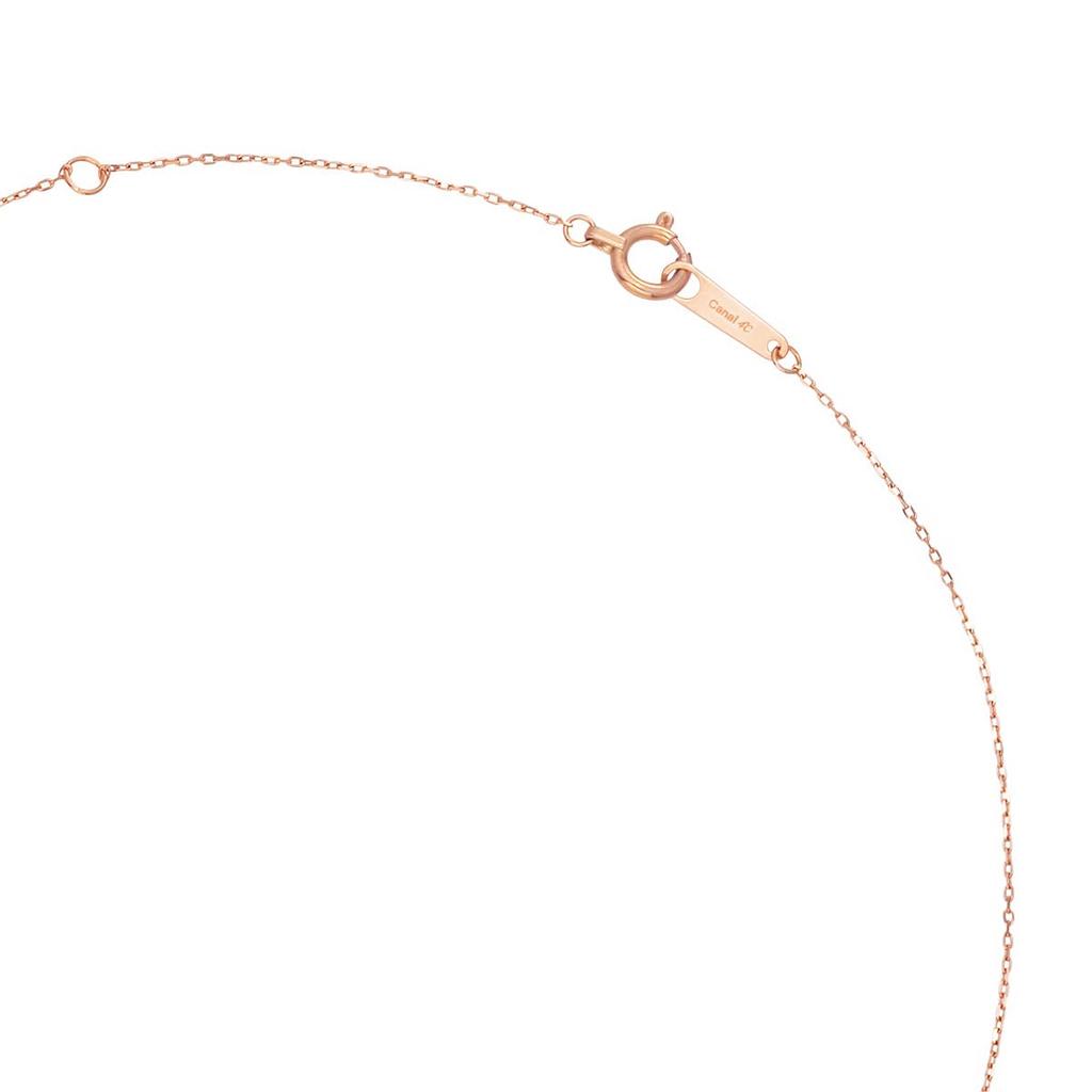Official K18 Pink Gold Diamond Birthday Gift for Comes with Jewelry 152331123107 [CANAL 4℃] Necklace, Women, Case,