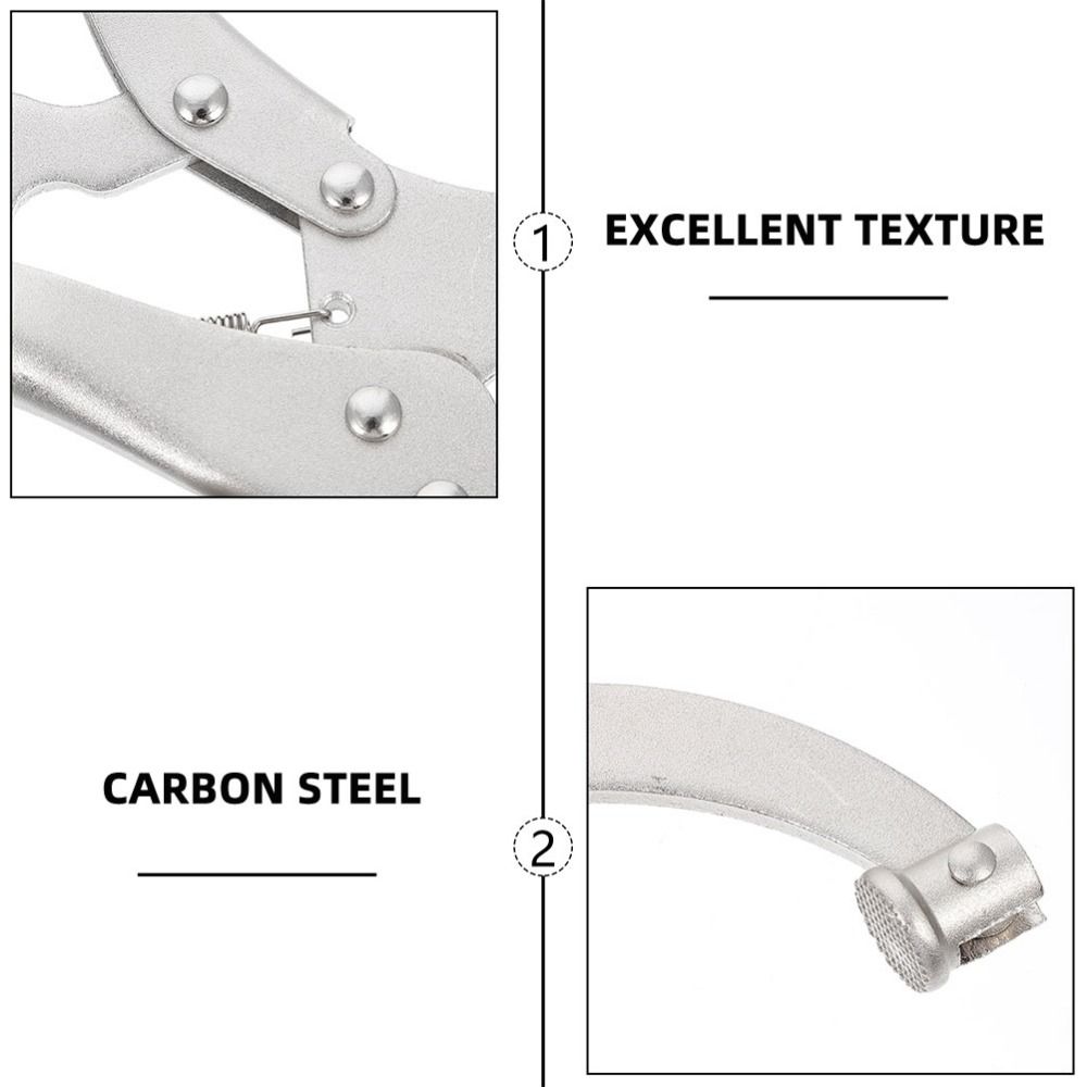 with Lock and Release Lever Drill Press Clamp 9 Inch Locking Pliers  Woodworking Holding