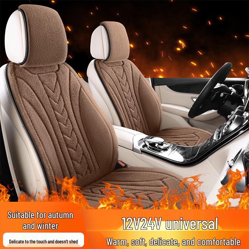 Graphene Car Heated Seat Cushion - Quick Heat & Adjustable for Winter