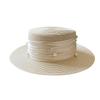 Sporadic pearl sweet small fresh flat top straw hat fashion top hat children spring and summer sun protection straw visor tide