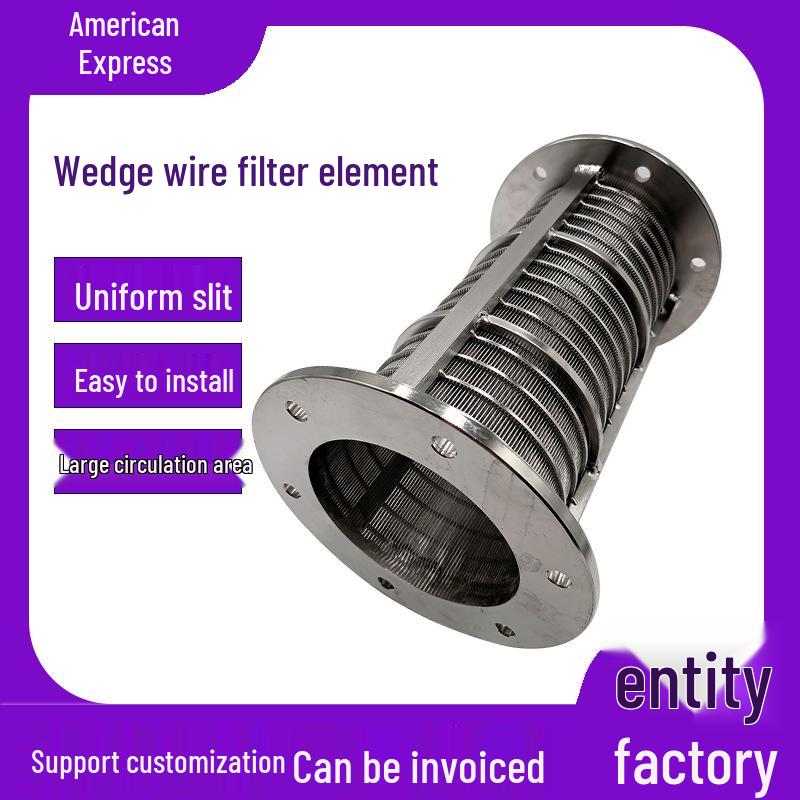 

Stainless Steel Wedge Wire V-Shaped 304 Cylinder Screen Filter