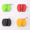 Temperamatite bifacciale con catena a gancio Strumento di affilatura tascabile mini portatile multifunzionale Accessori da cucina