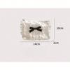 Cosmetic Bag Lace Bow Change Bag Clutch Bag Women's Storage Bag