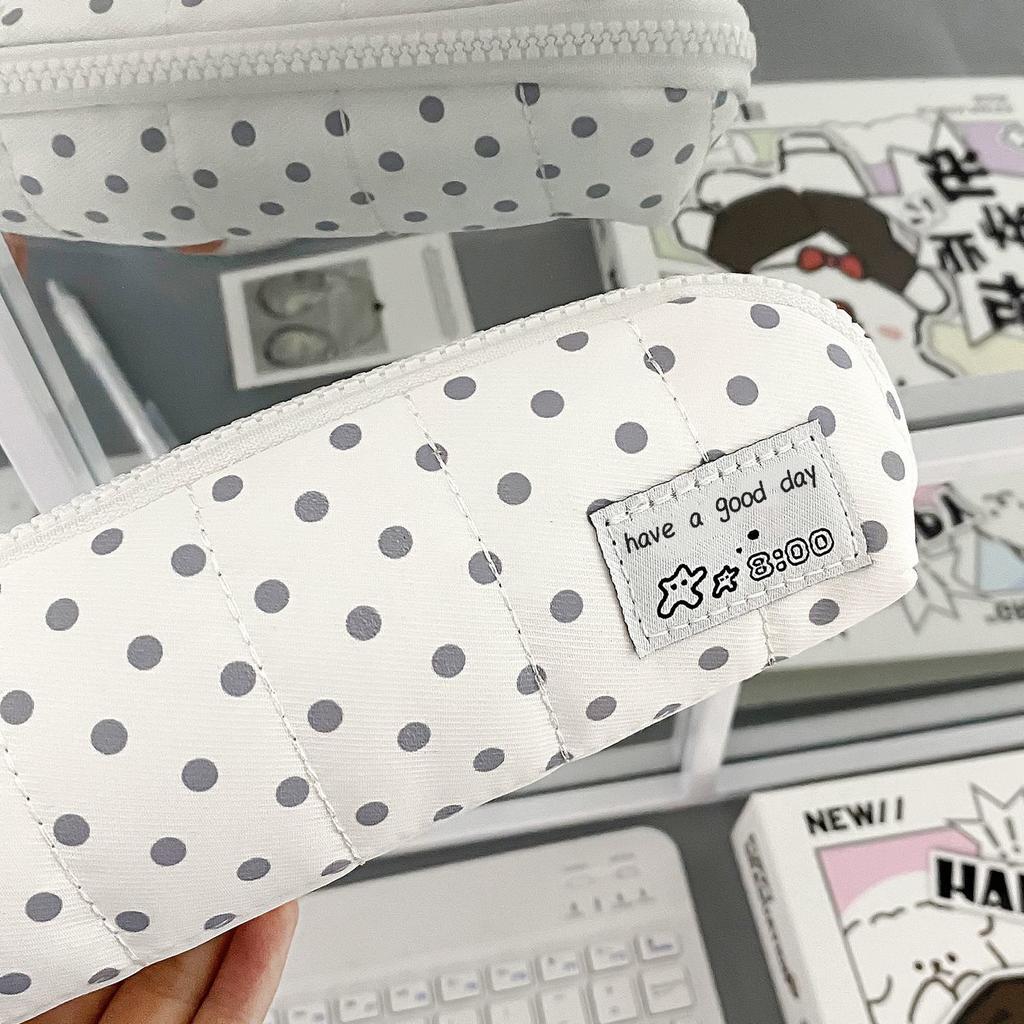 Kulatá Květinová Kapsička na Tužky Korejský Styl Čerstvé Dívky Studenti Roztomilá Taška